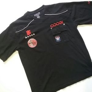 Coogi Men's Short Sleeve Black Tee SZ Large